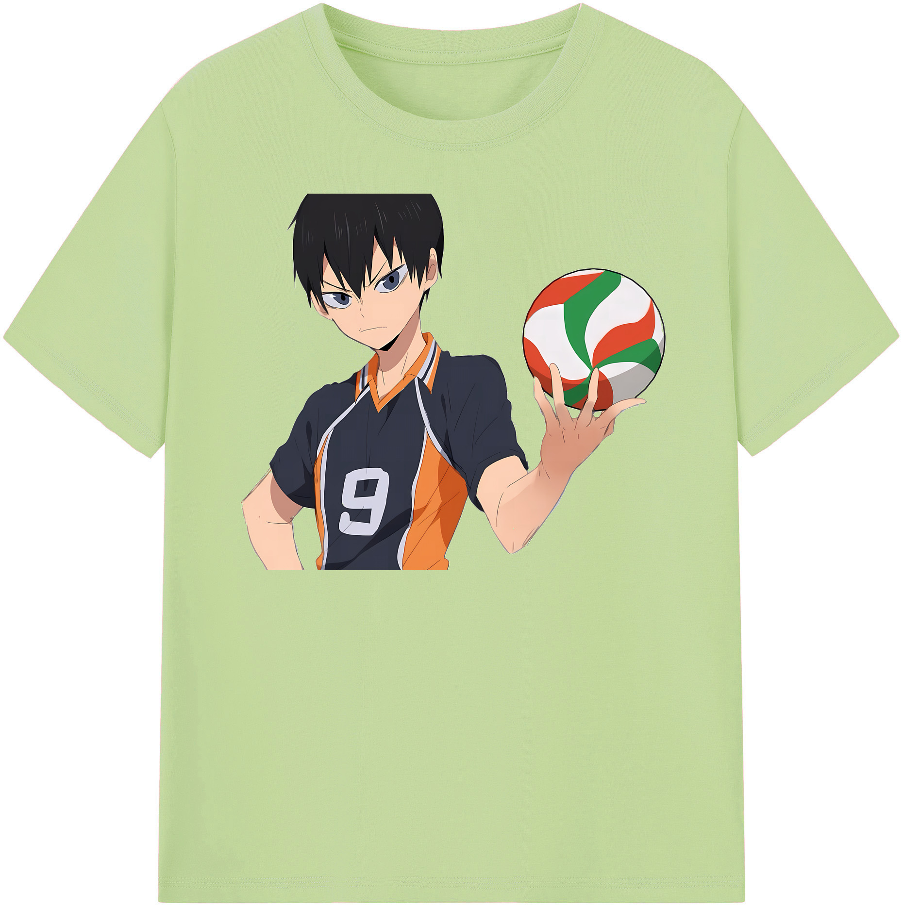 （画像用） ハイキュー!! Haikyu!! 綿100％半袖Tシャツ（フロントプリント）